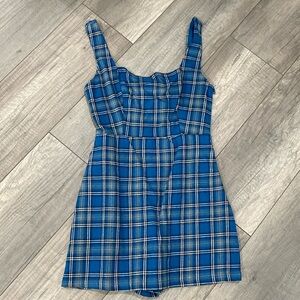 Plaid romper
